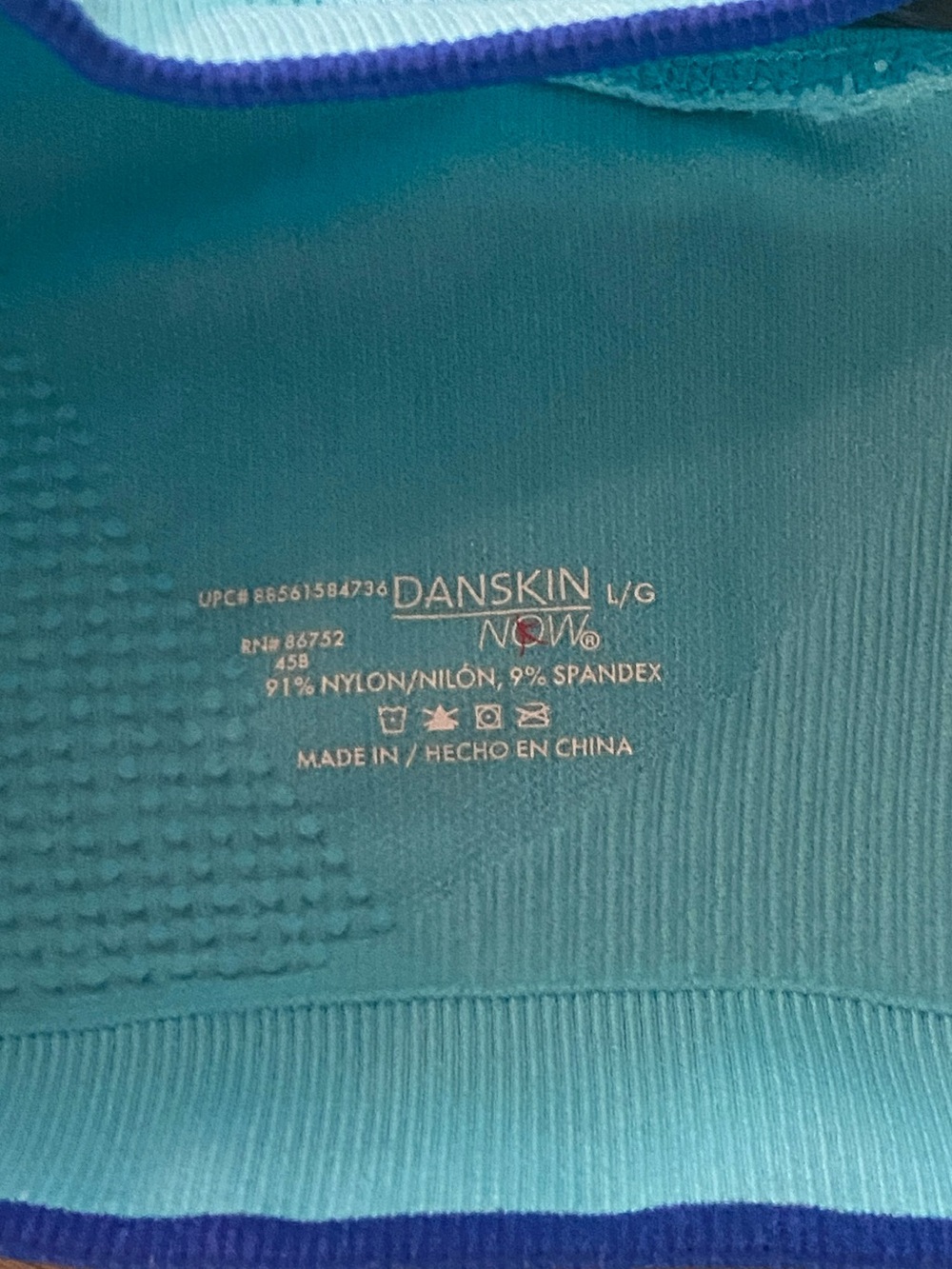 Danskin Racerback Sportsbras Large - Picture 4 of 5